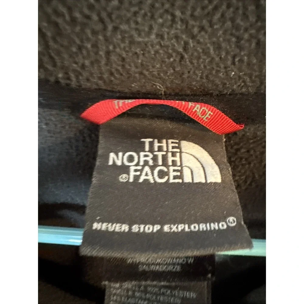 The North Face FlashDry Fleece Pullover Men's XLTG XL Black Gray 1/4 Zip Jacket‎